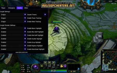 League of Legends HPE Cheat – Jungle Tracker, Ward Tracker