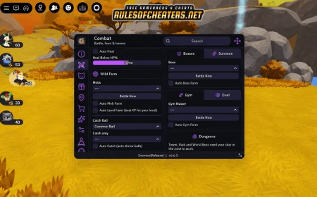 Evomon Glua Hub Script – Auto Level Farm, Auto Boss Farm, Auto Catch