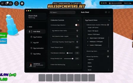 Steal An Egg Axon Hub Script – Auto Steal, Egg ESP, Sell