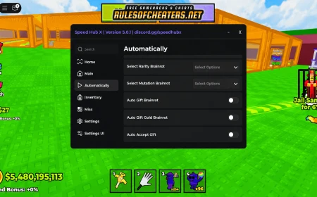 Break a Lucky Block Speed Hub X Script – Auto Gift Brainrot