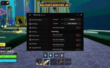 Blox Fruits Neji Hub Script – Auto Farm Level, Auto Farm Nearest
