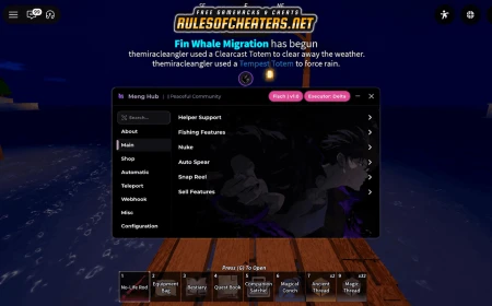 Fisch Meng Hub Script – Fishing Features, Auto Spear, Teleport